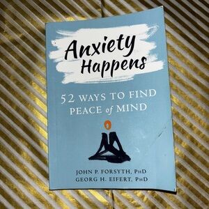 Anxiety Happens Book - Blue Cover